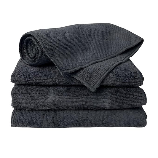 Microfiber Cloth - 3 pcs - 40x40 cms - 350 GSM Grey