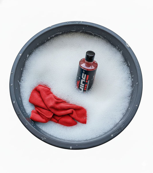 Car Shampoo 500ml With 350gsm Microfiber Cloth 40x40cms